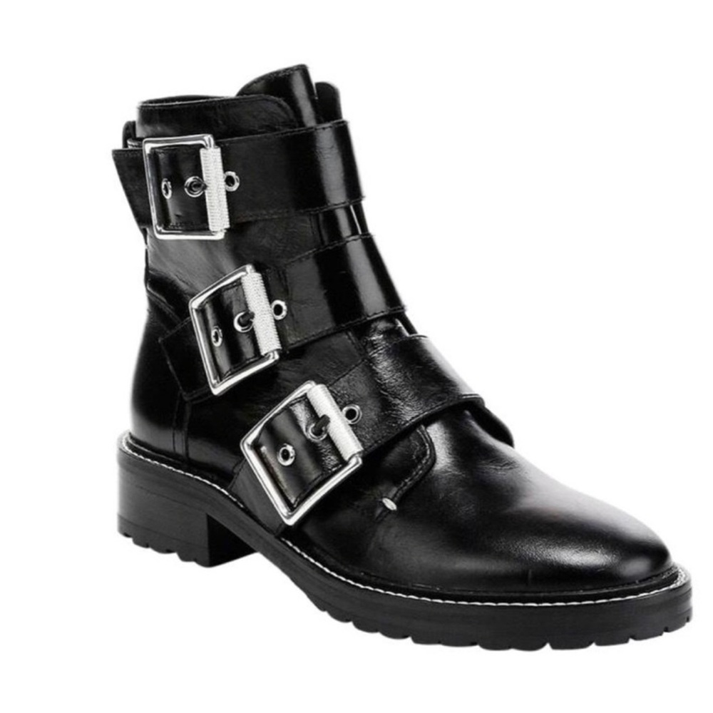 Rag & Bone Buckle Combat Boots